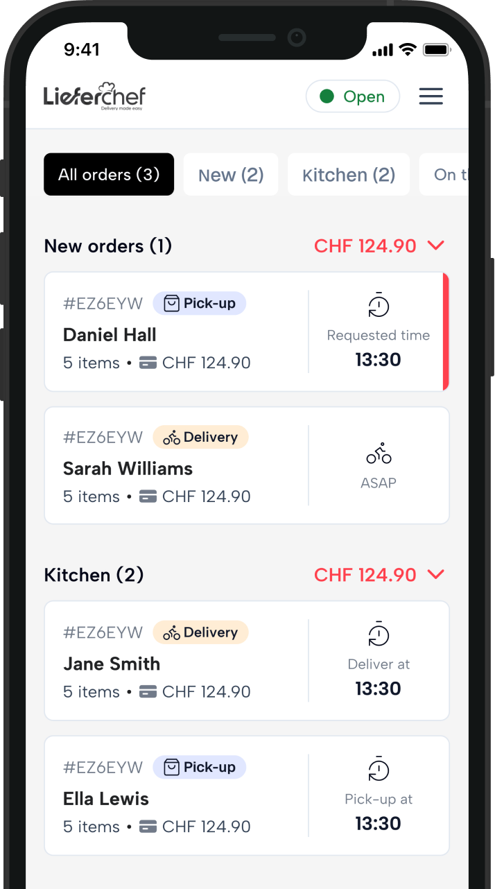 Lieferchef App